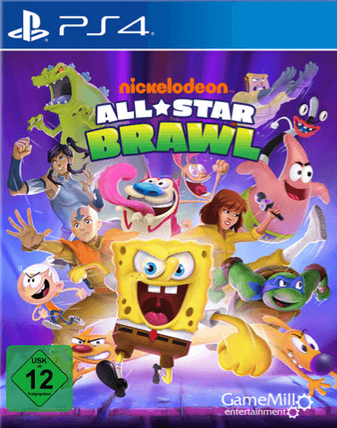 Nickelodeon All Star Brawl 2 box art for Playstation 4